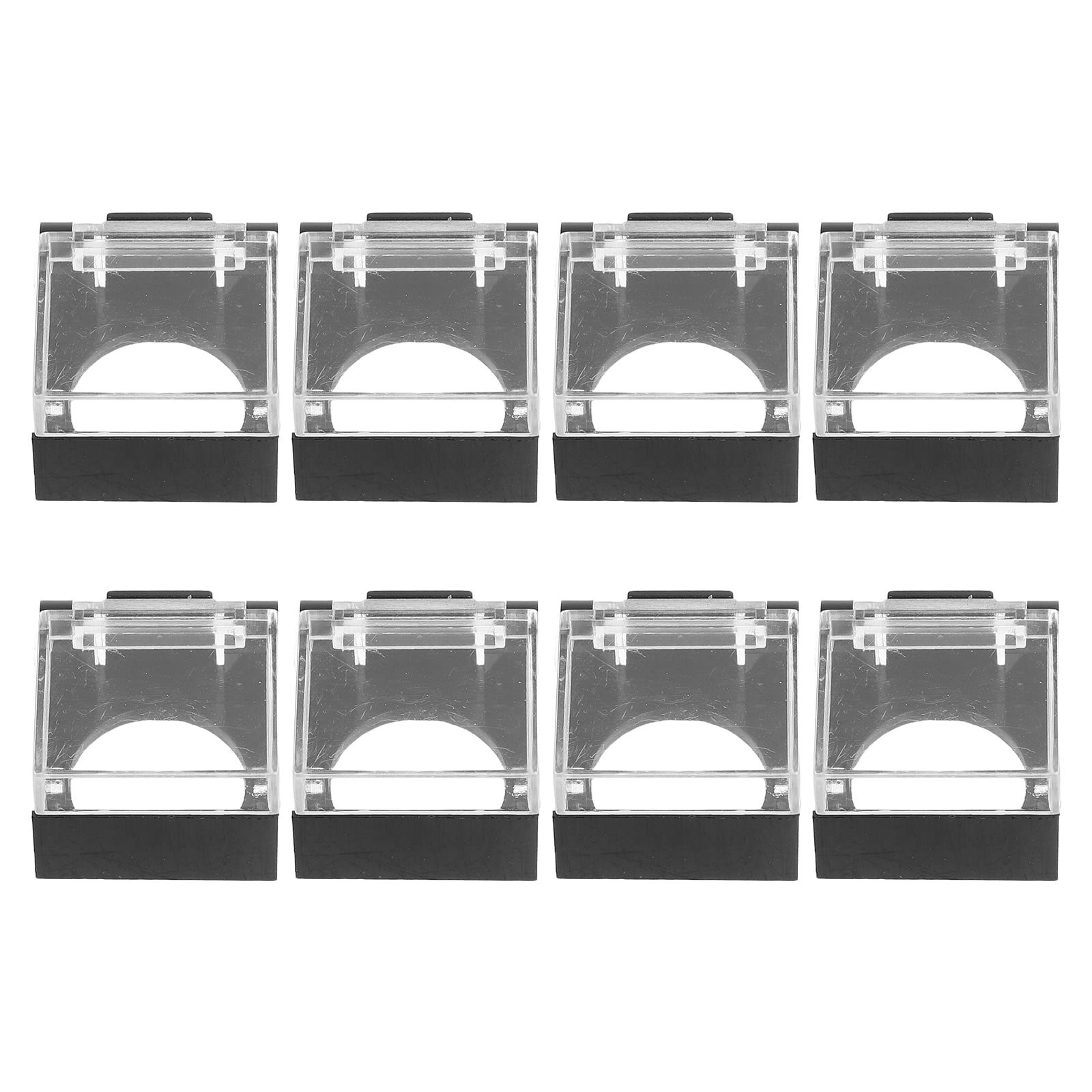 8 protectores de botón de encendido para lavadora, a prueba de polvo, de 16 mm, de plástico para lavavajillas.