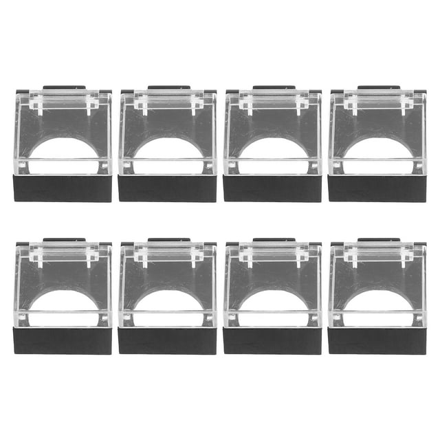 8 protectores de botón de encendido para lavadora, a prueba de polvo, de 16 mm, de plástico para lavavajillas.