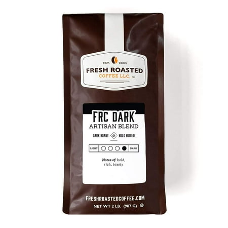 Fresh Roasted Coffee, Dark Roast Artisan Blend, Kosher, Whole Bean, 32 oz
