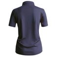 thumbnail image 3 of CLOVERY Women's Activewear Quick Drying 2-Button Placket Polo Short Sleeve Shirt (S-3XL), 3 of 4