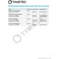 thumbnail image 2 of Timetec 4GB DDR3 1066MHz PC3-8500 Non-ECC Unbuffered 1.5V CL7 2Rx8 Dual Rank 204 Pin SODIMM Laptop Notebook PC Computer, 2 of 5