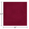 thumbnail image 2 of 500/Case Bulk Burgundy Luncheon Napkins 3 ply, 2 of 7