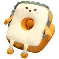 thumbnail image 1 of Almohada de comida Almohada para dormir Mesa de siesta Almohada para dormir para adultos y niños Almohada de peluche Almohada de viaje Almohada para la cara de la siesta - (Feliz), 1 of 5