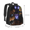 thumbnail image 2 of Lsque Five Nights At Freddy'S Backpack for Men and Women - Durable 600D Oxford Cloth -Large Capacity, Water-Resistant School, Travel, and Hiking Bag, 2 of 7