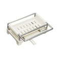 thumbnail image 4 of Soporte para esponja para fregadero de cocina, organizador de fregadero, jabón de baño doméstico desmontable Beige, 4 of 9