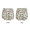 thumbnail image 5 of Lsque Multicolored Butterflies Printed Women's Running Shorts with Liner Pockets,Elastic Quick Dry Workout Athletic Gym Yoga Shorts,Womens High Waist Shorts-Medium, 5 of 9
