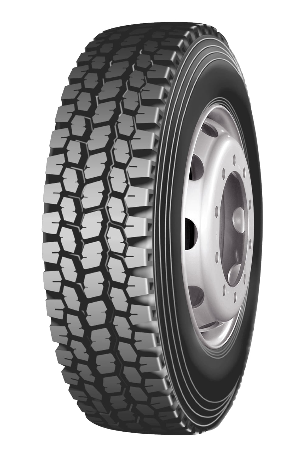 Double Coin RLB400 Closed Shoulder Drive-Position Commercial Radial Truck Tire 285/75R24.5 14 ply