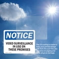 thumbnail image 6 of (2 Pack) Video Surveillance In Use On These Premises OSHA Notice Sign, 6 of 7