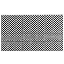 Black and White Small Checkered Pattern Door Rugs,Washable Non Slip Door Mats Indoor,Decorative Door Mats,Entry Mat Indoor for Entrance,Bedroom,Kitchen,Bathroom,17"x30"