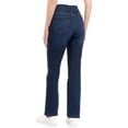 thumbnail image 2 of Kim Rogers COASTAL WASH Pull On Tummy Control Stretch Denim Jeans, US 12S, 2 of 4