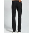 thumbnail image 4 of SSLR Mens Regular Fit Jeans Black Stretch Denim Jeans, 4 of 7