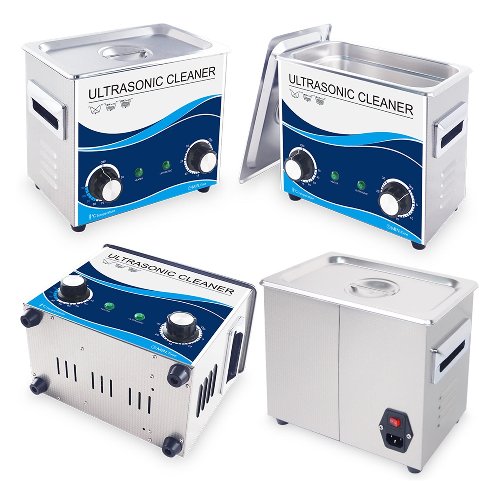 Ultrasonic Cleaner 3L Industrial Ultrasonic Cleaner 3.2L 180W Cleaning For Circuit Board Metal Parts Hospital ,Strong Cleaning
