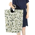 thumbnail image 4 of Yayeee Freestanding Laundry Hamper with Handle Collapsible Large Storage Basket for Clothes, Lush Greenery, 4 of 7