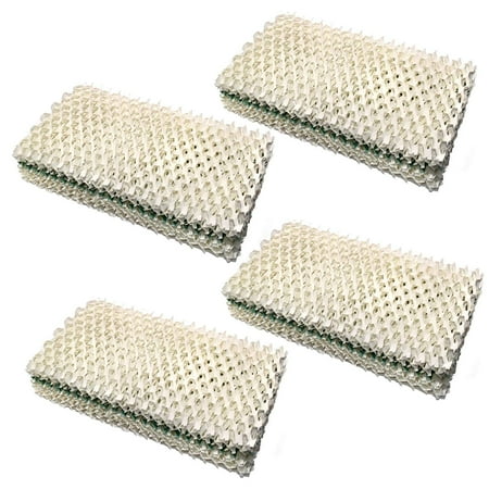 

HQRP 4-pack Wick Filter for Idylis 828413B002 Replacement fits IHUM-10-140 / I HUM 10 140 4-Gallon Humidifier
