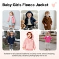 thumbnail image 7 of Actgleam Baby Girls Fleece Jacket Zipper up Hooded Jacket Coat with Cute Ears Hat,Dark blue,12-18Months, 7 of 7