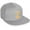Grey, variant on Classic Snapback White Neon Orange A to Z Letters Flat Bill Visor Cap-Royal Hat, Letter M
