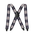 thumbnail image 2 of SGFCWSX Men's X-Back Suspenders, Elastic 4-Clip Adjustable Business Khaki, 2 of 3