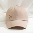thumbnail image 2 of Yuanlong Unisex Double Layer Heart Baseball Cap Summer Sun Hat Solid Color Athletic Workout Headwear, 2 of 3