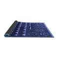 thumbnail image 2 of Ahgly Company Indoor Square Solid Blue Modern Area Rugs, 4' Square, 2 of 4