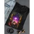 thumbnail image 3 of Children Of The Night T-Shirt Women -Sarah Richter Designs, Female Large, 3 of 4