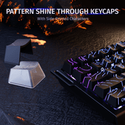 ATTACK SHARK X68 HE 8000Hz Rapid Trigger Keyboard, 0.01mm RT Accuracy Wired Gaming Keyboard with Magnetic Switch, Adjustable Actuation, Rapid Trigger, Snap Tap, RGB Lighting for PC/Mac, Black Contours