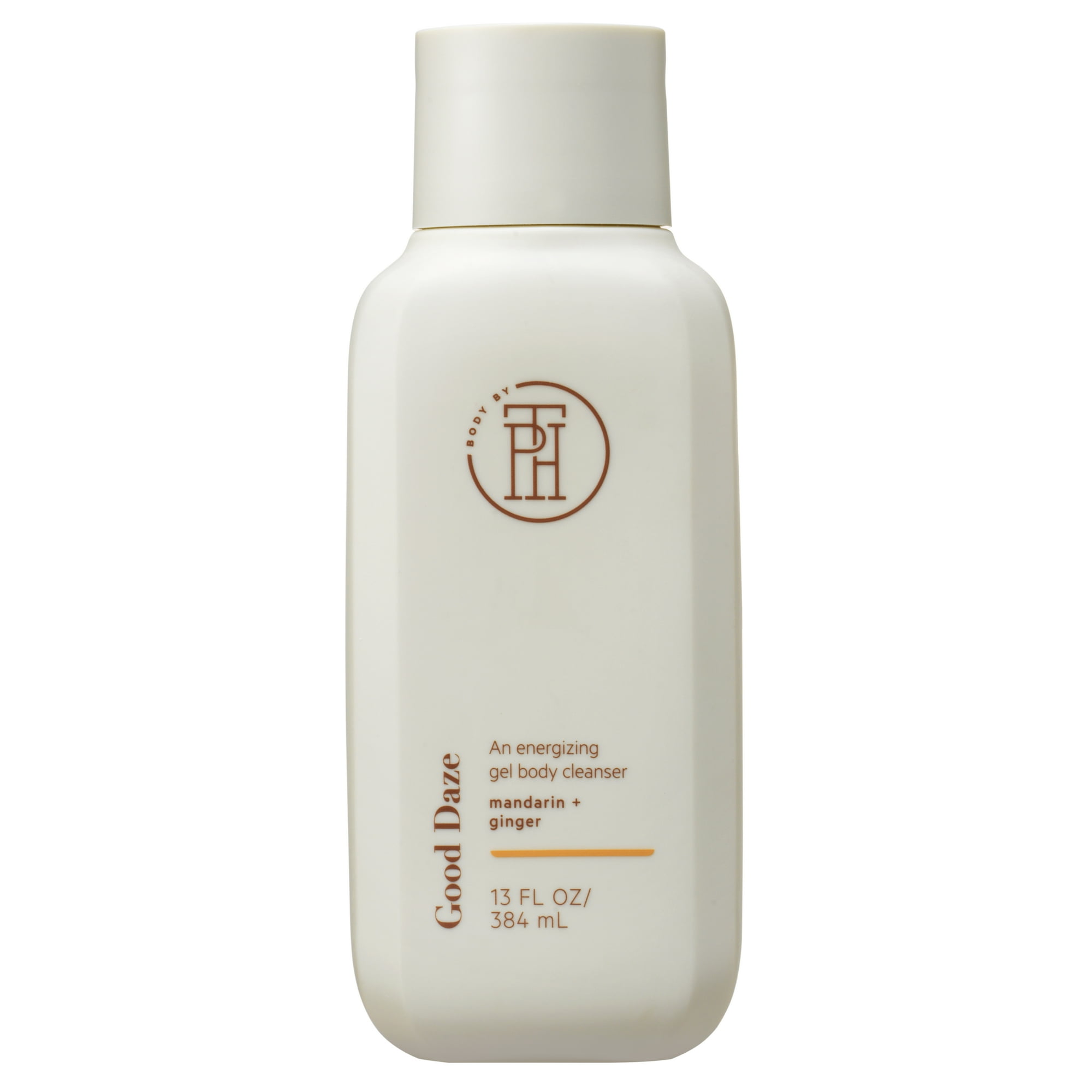 Body by TPH Hydrating Body Wash with Ginger, Ashwagandha & Orange Peel Extract for Dry Skin, 13 oz