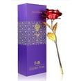 thumbnail image 1 of Rose Dorée, Rose Préservée, Roses Jamais Fanées, Cadeaux, 1 of 5