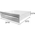 thumbnail image 2 of Outdoor Kitchen Drawers Stainless Steel,Flush Mount BBQ Drawers with Handles,Single Access BBQ Island Drawer for Outdoor Kitchens or Patio Grill Station (24"Wx6.5"Hx23"D), 2 of 8