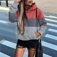 thumbnail image 4 of Sudadera con Capucha de Larga con Estampado de Leopardo de Gran Tamaño para Mujer y Hombre, Estilo Y2K Rosa M, 4 of 5