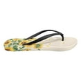 thumbnail image 5 of Psesaysky Women's Sunflowers Printed Flip Flops Comfortable Slip on Yoga Mat Sandals Lightweight Anti-Slip Summer Pool Flip Flops Open Toe Slippers for Beach Music Festival Black Strap Size 9, 5 of 7