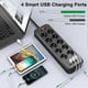 thumbnail image 3 of Power Strip 4000W with 10 Outlets and 4 USB Ports (2.4A), 2M Cord, Power Strip Surge Protector Power Strip for Home Office, 3 of 5