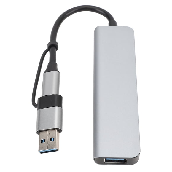 5 in 1 Type C Hub, Multiport USB Hub 3 USB3.0 Data Ports Plug and Play High Speed  for Phones