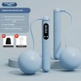 thumbnail image 1 of Cuerda de saltar inteligente con carga Bluetooth, pelota con peso inalámbrica, artículos deportivos para fitness, venta al por mayor para adultos, ejercicio, actividad física, 1 of 4