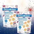 thumbnail image 3 of Limited Edition Drizzilicious Birthday Cake Bites Happy 250 Special Anniversary Edition, 4 oz Resealable Bags, Pack of 2, 3 of 7
