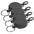 thumbnail image 4 of Paquete de 4 llaveros elásticos retráctiles para aventuras al aire libre y prevención de robos. Asegure sus llaves, 4 of 8
