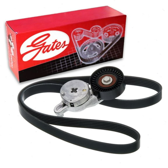 Gates Complete Serpentine Belt Drive Component Kit compatible with Toyota Camry 2.5L L4 2012-2017