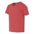 thumbnail image 2 of Fruit of the Loom SofSpun Youth T-Shirt SF45BR Brick Heather L, 2 of 5