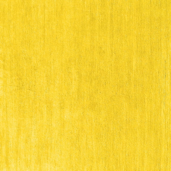 Ahgly Company Indoor Square Oriental Yellow Industrial Area Rugs, 8' Square