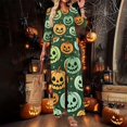 thumbnail image 2 of Two Piece Sets For Women Halloween 3/4 Sleeve Print Fall Outfits Casual Crew Neck Shirts And Pants Lounge Sets Halloween Vacation Travel Outfits, 2 of 5