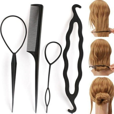 Women's 4Pcs Hair Twist Styling Clip Stick Bun Maker Braid Tool Hair Accessories | Walmart Canada Women's 4Pcs Hair Twist Styling Clip Stick Bun Maker Braid Tool Hair Accessories | Walmart Canada