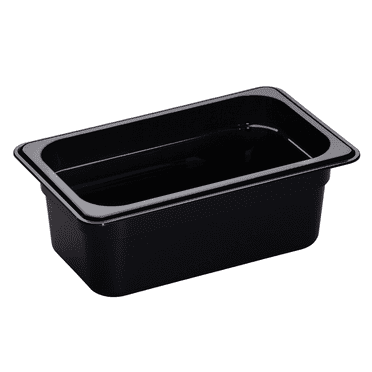 Cambro Food Pan 1/4 X 4" Camwear Black