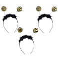thumbnail image 4 of 3pcs Creative Headwear Bee Sequins Antenna Headband Decorative Bee Headband, 4 of 8