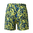thumbnail image 4 of guisaled Summer Swim Trunks for Men Quick Dry Stretch Board Shorts Drawstring Low Waisted 5 Inch Inseam Swim Shorts Bathing Suits, 4 of 8