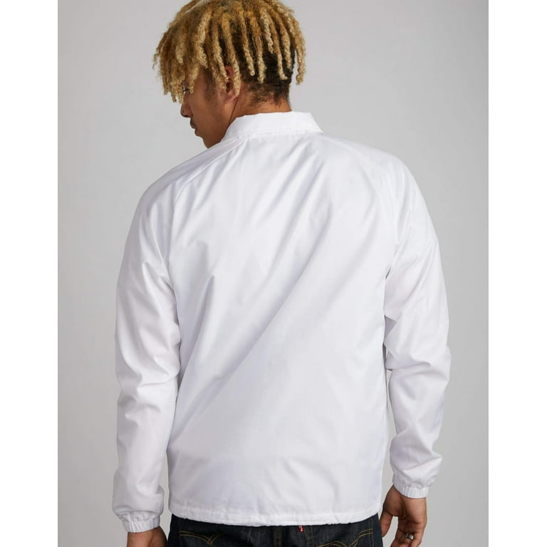 White champion hotsell coach jacket