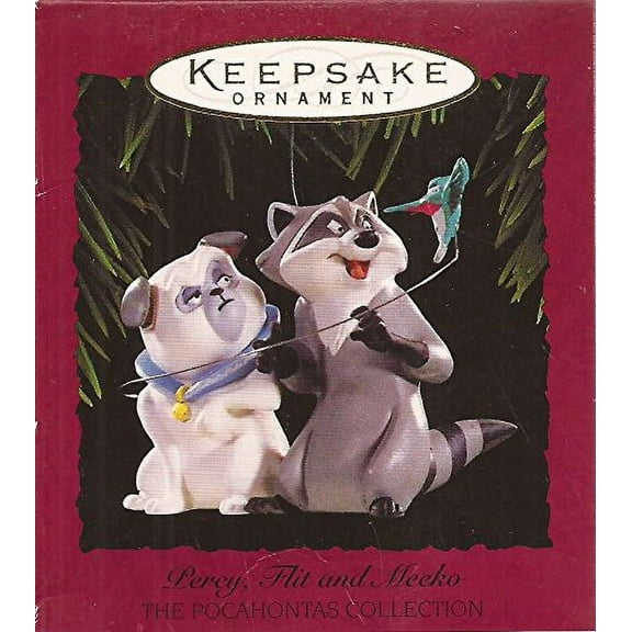 Hallmark Keepsake Ornament â€“ Percy, Flit, and Meeko From The Pocahontas Collection 1995 (QXI6179)
