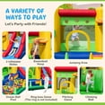 thumbnail image 5 of Auranook Colorful Rainbow Kids Inflatable Bounce Castle w/ 50 Ocean Balls & 735W Blower, 5 of 8