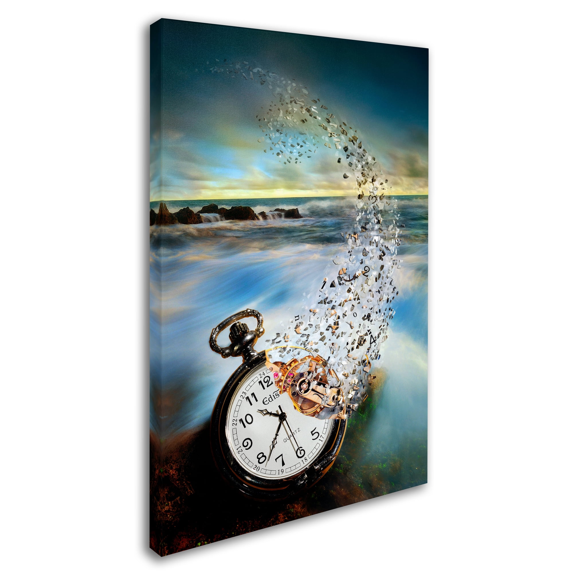 Trademark Fine Art 'The Vanishing Time' Canvas Art by Sandy Wijaya
