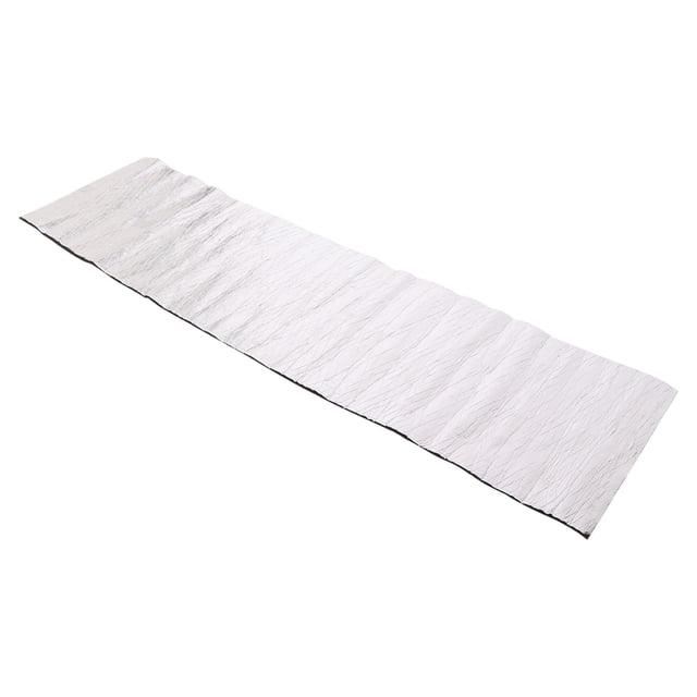 Car Heat Shield, Silver Long Service Life 0.2in Easy Install Engine Noise Insulation Reliability For Automobile For Universal For Car Hood Door Trunk 1.6x6.