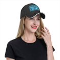 thumbnail image 2 of Prostate Cancer Awareness Month Blue Ribbon Baseball Cap for Women Men Adjustable Dad Cap Snapback Trucker Hats Black, 2 of 9