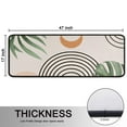 thumbnail image 5 of Kitchen Rugs Sets Of 2,Orange Boho Geometric and Plant Pattern Anti Fatigue Kitchen Mat Rugs Non Slip Washable,Decorative Kitchen Floor Mats for Kitchen,Sink,Laundry,17"x47"+17"x47", 5 of 5